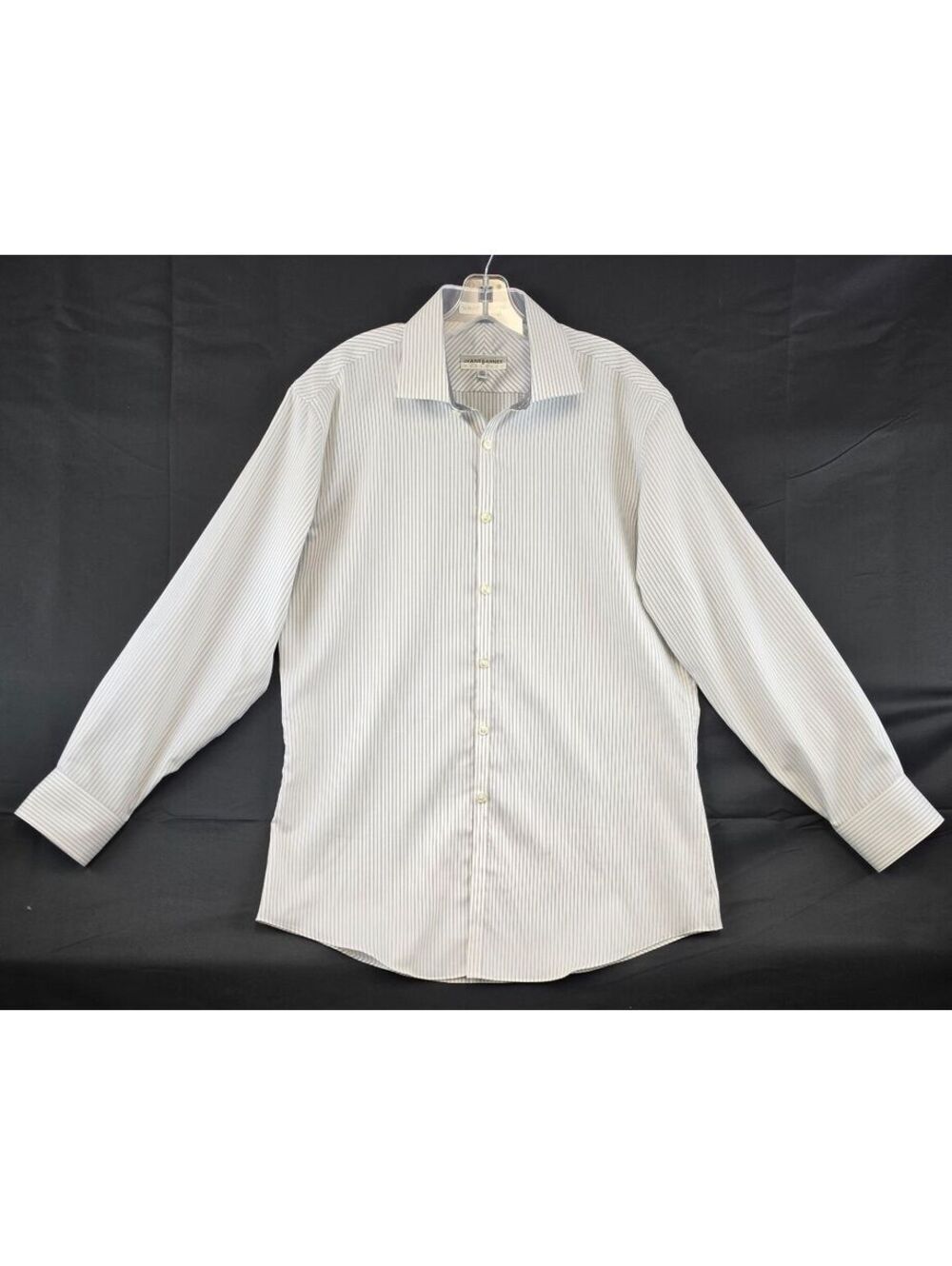 Jhane Barnes Slim Fit Non-Iron Men's Dress Shirt, 100% Cotton, Size 16